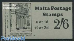 Malta 1970 Definitives Booklet, Mint NH, Stamp Booklets - Unclassified
