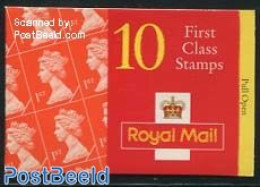 Great Britain 1995 Definitives Booklet, 10 First Class, Questa, Mint NH, Stamp Booklets - Autres & Non Classés