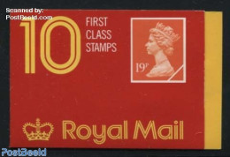 Great Britain 1988 Definitives Booklet, 10x19p, Questa, Mint NH, Stamp Booklets - Ungebraucht