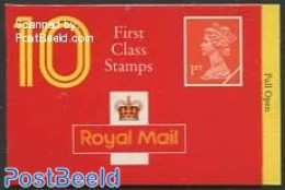Great Britain 1993 Definitives Booklet, 10x1st, Walsall, Mint NH, Stamp Booklets - Other & Unclassified