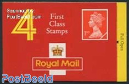 Great Britain 1993 Definitives Booklet, 4x1st, Walsall, Mint NH, Stamp Booklets - Sonstige & Ohne Zuordnung