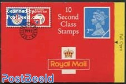 Great Britain 1992 Definitives Booklet, 10x2nd, Questa, Mint NH, Sport - Olympic Games - Stamp Booklets - Other & Unclassified