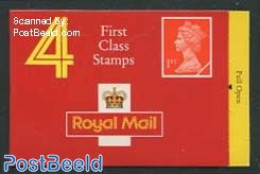 Great Britain 1993 Definitives Booklet, 4x1st, Walsall, New Text Inside, Mint NH, Stamp Booklets - Sonstige & Ohne Zuordnung