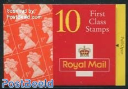 Great Britain 1995 Definitives Booklet, 10x1st, Walsall, Mint NH, Stamp Booklets - Autres & Non Classés