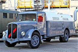 Berna 5UL Servizio Aviazione Ancien Camion - 15x10cms PHOTO - Camions & Poids Lourds