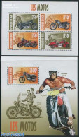 Niger 2013 Motorcycles 2 S/s, Mint NH, Transport - Motorcycles - Motorräder