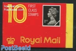 Great Britain 1989 Definitives Booklet, 10x1st, Harrison, Mint NH - Unused Stamps