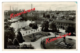 Sweden Sverige Suede Norrköping Utsikt Över Carl Johans Park Med Motala Ström Postcard Brefkort CPA Carte Postale AK - Schweden