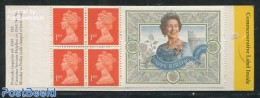 Great Britain 1996 Definitives Booklet, 4x1st, With Label 70th Birthday Elizabeth II Inside, Mint NH, History - Kings .. - Unused Stamps
