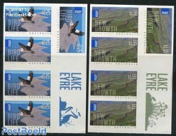 Australia 2011 Lake Eyre 2 Foil Booklets, Mint NH, Stamp Booklets - Unused Stamps