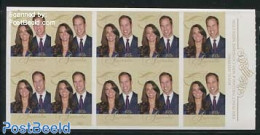 Australia 2011 William & Kate Wedding Foil Booklet, Mint NH, History - Kings & Queens (Royalty) - Stamp Booklets - Neufs