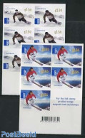 Australia 2011 Skiing 2 Foil Booklets, Mint NH, Sport - Skiing - Stamp Booklets - Ongebruikt