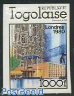 Togo 1980 London 1980 1v, Imperforated, Mint NH, History - Kings & Queens (Royalty) - Philately - Familles Royales