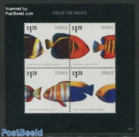 Tuvalu 2013 Fish 4v M/s, Mint NH, Nature - Fish - Poissons