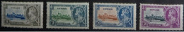 Ceylán: Año. 1935 - (Jubileo Rey George V). SG Números 379/82 Charnelas, Muy Buenos Ejemplares. - Ceylon (...-1947)