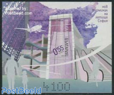 Bulgaria 2006 New Airport Terminal S/s, Imperforated, Mint NH, Transport - Aircraft & Aviation - Unused Stamps