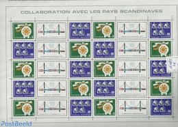 Bulgaria 1968 Co-operation With Scandinavia Sheet, Mint NH, History - Transport - Europa Hang-on Issues - Ships And Bo.. - Nuovi