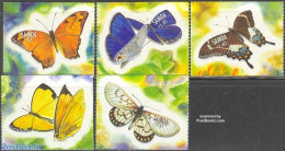 Samoa 2001 Butterflies 5v, Mint NH, Nature - Butterflies - Samoa (Staat)