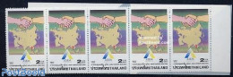 Thailand 1996 ASEM Booklet, Mint NH, Various - Stamp Booklets - Maps - Non Classés