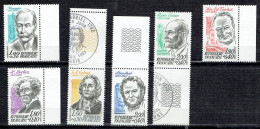 Personnages Célèbres : André Messager, Jacques-Ange Gabriel, Hector Berlioz, Max-Pol Fouché, René Cassin Et Stendhal - Unused Stamps