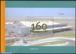 Hong Kong 2001 Post 160th Anniversary, Booklet, Mint NH, Transport - Post - Stamp Booklets - Stamps On Stamps - Automo.. - Ongebruikt