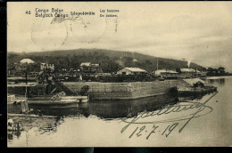 Carte Avec Vue N° 42 - 46 - Léopoldville - Les Bassins - Obl. BOMA - 14/07/1919 - Stamped Stationery