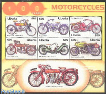 Liberia 2001 Motorcycles 6v M/s, Begian F/N., Mint NH, Transport - Motorcycles - Motorbikes