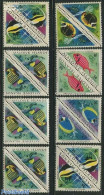 Maldives 1963 Fish 8 Pairs, Mint NH, Nature - Fish - Fishes