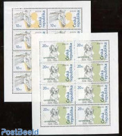 Czech Republic 2006 Europa, 2 M/ss, Mint NH, History - Nature - Europa (cept) - Dogs - Horses - Andere & Zonder Classificatie