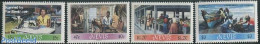 Nevis 1985 National Industry 4v, SPECIMEN, Mint NH, Nature - Transport - Various - Fishing - Ships And Boats - Industr.. - Fishes