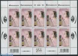 Austria 2013 Water Resistant Mascara M/s, Mint NH - Unused Stamps