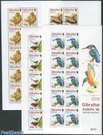 Gibraltar 1999 Europa, National Parks 4 M/ss, Mint NH, History - Nature - Europa (cept) - Animals (others & Mixed) - B.. - Fishes