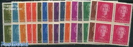 Netherlands 1949 Definitives 16v, Blocks Of 4 [+], Mint NH - Unused Stamps