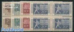 Netherlands 1952 ITEP 4v, Blocks Of 4 [+], Mint NH, Science - Transport - Telecommunication - Post - Railways - Neufs