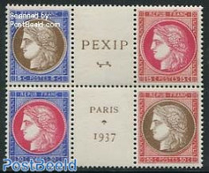 France 1937 Pexip 4v, Mint NH, Philately - Unused Stamps