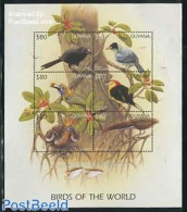 Guyana 1997 Birds 6v M/s, Mint NH, Nature - Birds - Guiana (1966-...)