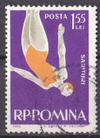 (Rumänien 1963) Wassersport Turmspringen O/used (A5-19) - Zwemmen