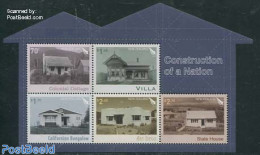 New Zealand 2014 Construction Of A Nation 5v M/s, Mint NH, Art - Architecture - Modern Architecture - Nuovi