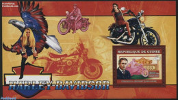 Guinea, Republic 2006 William S. Harley S/s, Mint NH, Transport - Motorcycles - Motorbikes