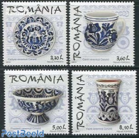Romania 2013 Ceramics 4v, Mint NH, Art - Ceramics - Unused Stamps