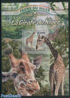 Niger 2013 Giraffe S/s, Mint NH, Nature - Animals (others & Mixed) - Giraffe - Niger (1960-...)