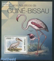 Guinea Bissau 2012 Waterbirds S/s, Mint NH, Nature - Birds - Flamingo - Guinea-Bissau