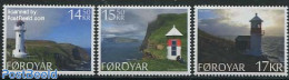 Faroe Islands 2014 Lighthouses 3v, Mint NH, Various - Lighthouses & Safety At Sea - Phares