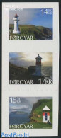 Faroe Islands 2014 Lighthouses 3v S-a, Mint NH, Various - Lighthouses & Safety At Sea - Phares