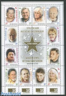 Romania 2014 Romanian Actors 12v M/s, Mint NH, Performance Art - Movie Stars - Unused Stamps