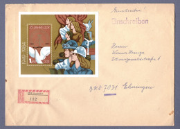 DDR  Einschreiben Brief - Block 79 - 35 Jahre DDR - Arnstadt   (DRSN-0021) - Brieven En Documenten