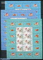 Vatican 1987 Saint Nicolas Of Myra 3 M/s, Mint NH, Religion - Christmas - Saint Nicholas - Unused Stamps