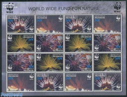 Micronesia 2005 WWF, Corals M/s With 4 Sets, Mint NH, Nature - World Wildlife Fund (WWF) - Micronesië