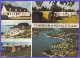 Carte Postale 29. Benodet  Camping De La Pointe St-Gilles  Très Beau Plan - Bénodet