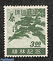 Ryu-Kyu 1951 Forest Programme 1v, Unused (hinged), Nature - Trees & Forests - Rotary, Lions Club